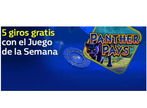 Tragaperras de Playtech como Panther Pays en William Hill.